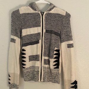 Anthropologie Zip Up Sweatshirt